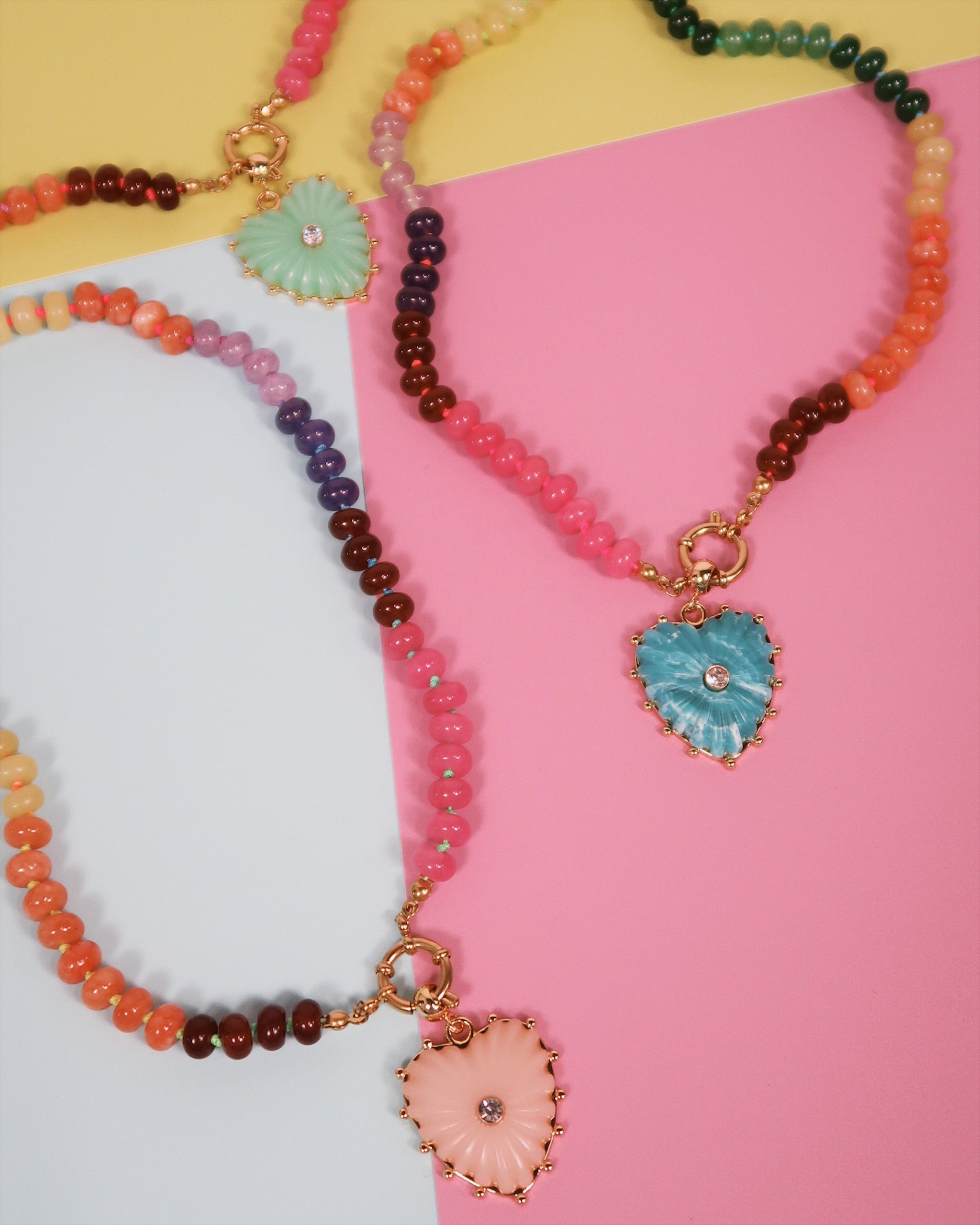 Haddie Heart Necklace : Hypoallergenic and Water Resistant