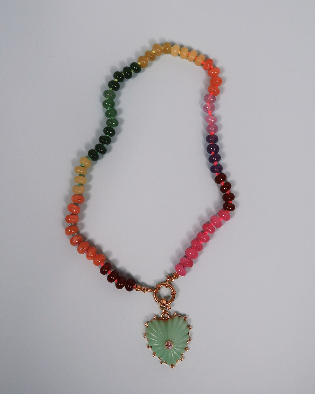 Haddie Heart Necklace : Hypoallergenic and Water Resistant