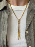 Monroe Ball Chain Drop Necklace : Hypoallergenic and Water Resistant