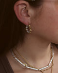 Victoria Pearl Hoop : Hypoallergenic and Water Resistant