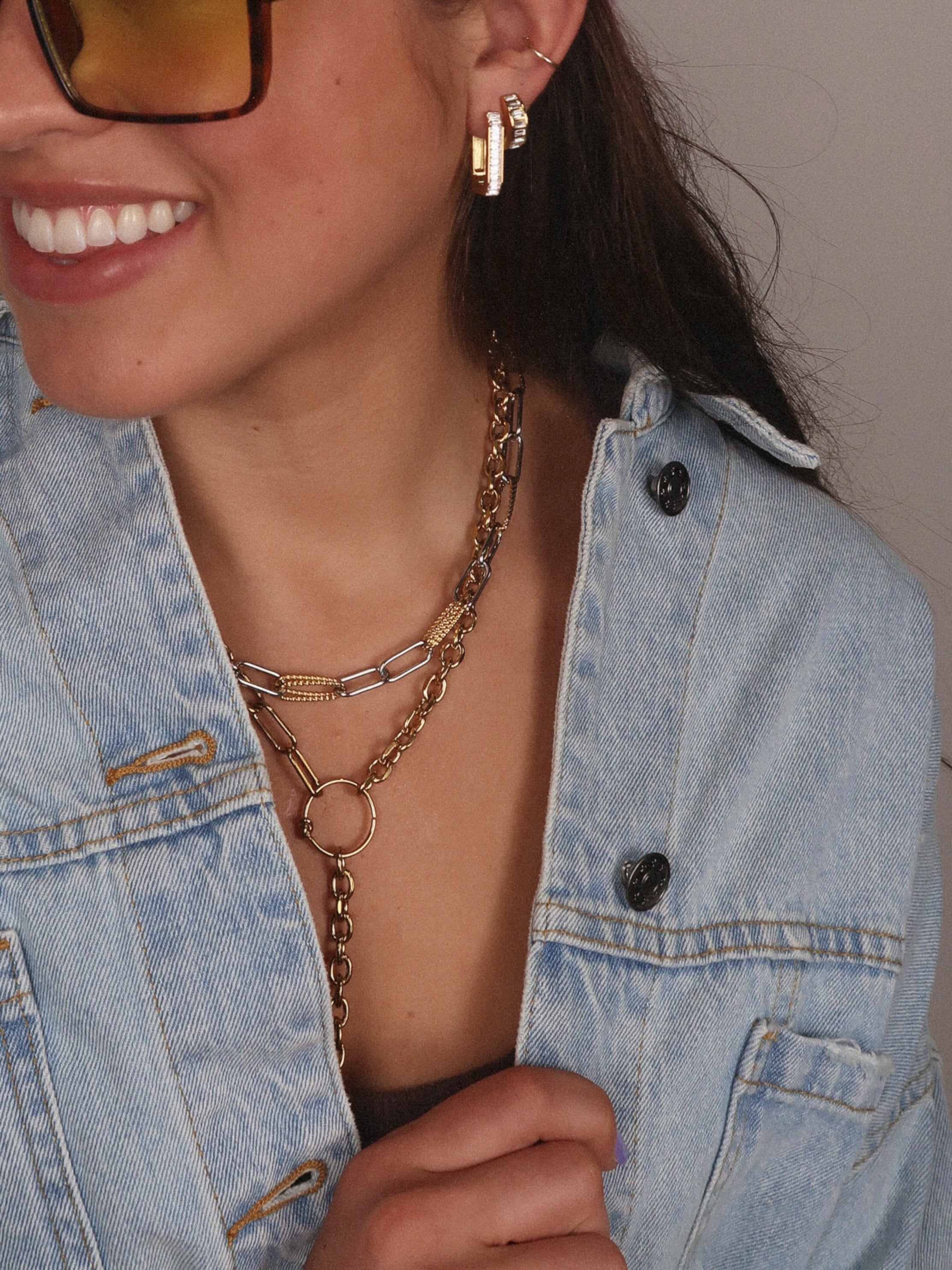 Seattle Drop Chain Necklace : Hypoallergenic and Water Resistant