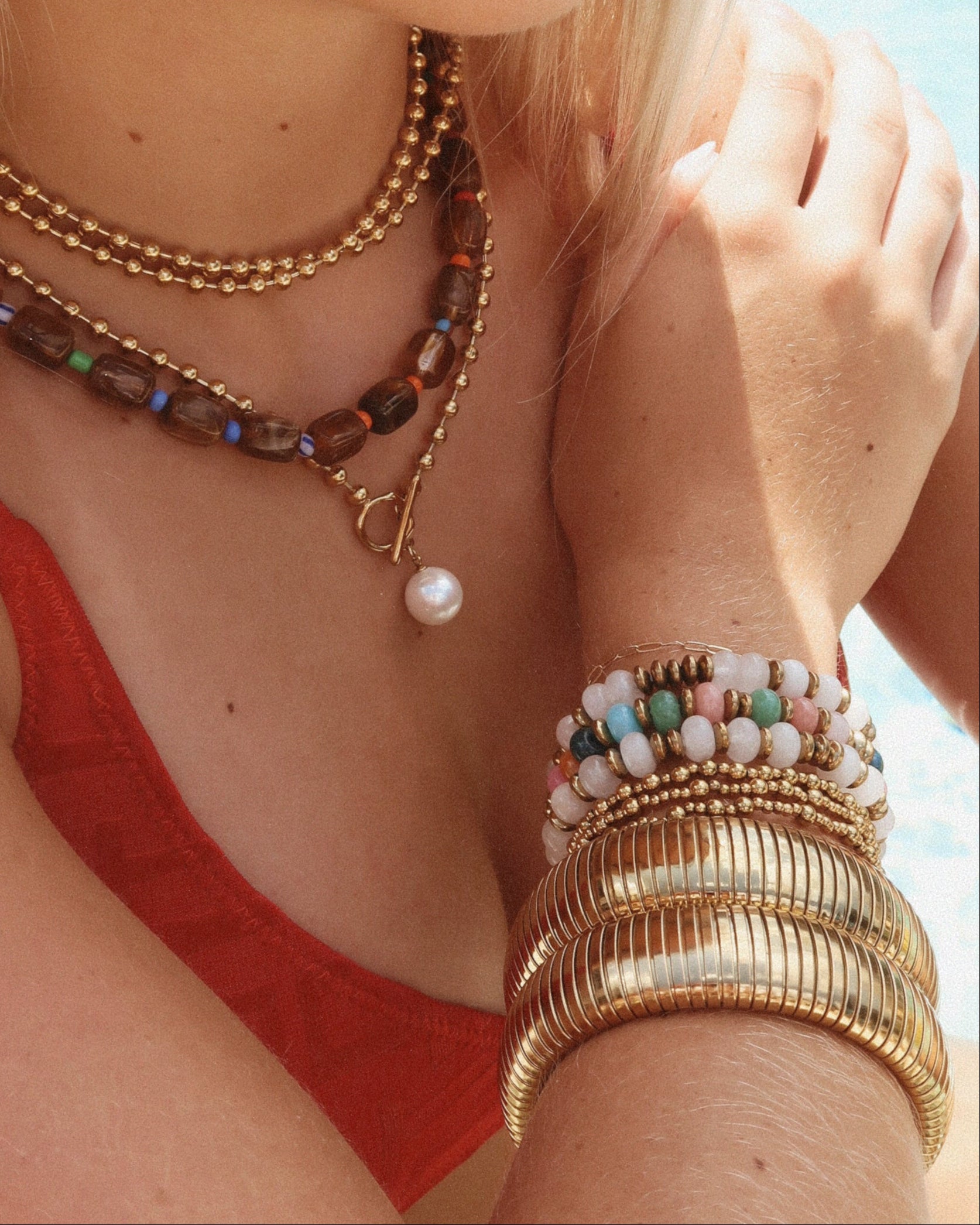 Ziggy Beaded Bracelet : Hypoallergenic and Water Resistant