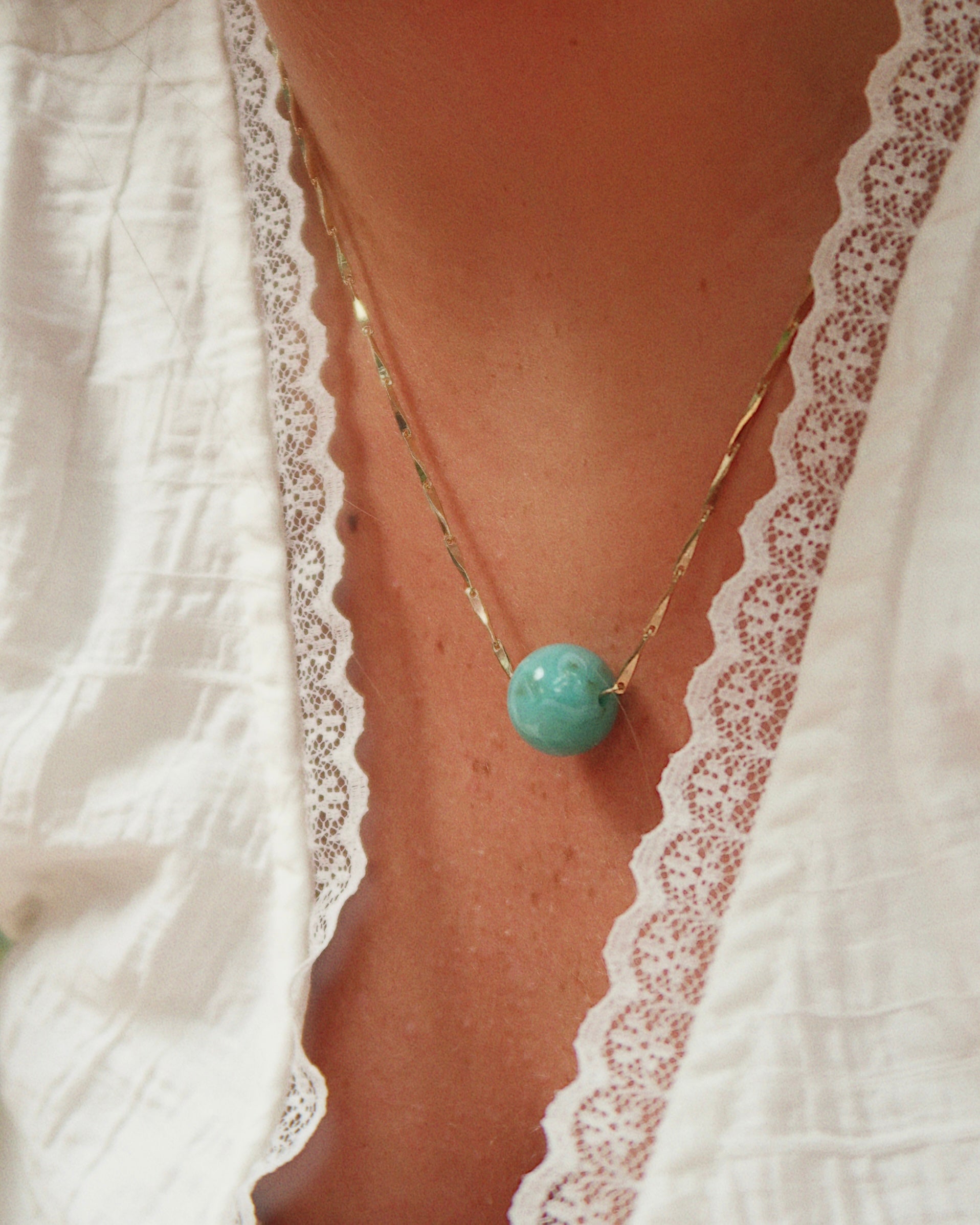 Bobby Necklace : Hypoallergenic and Water Resistant