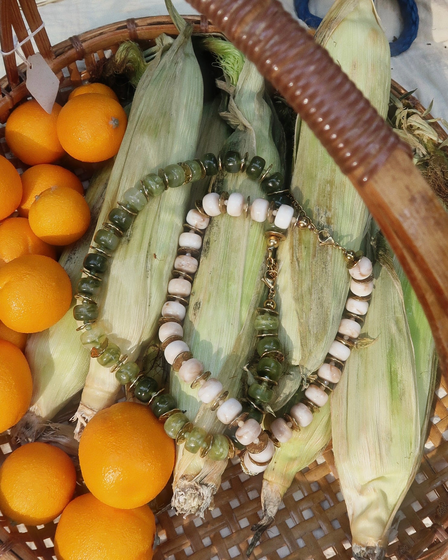 Caroline Beaded Necklace : Hypoallergenic and Water Resistant