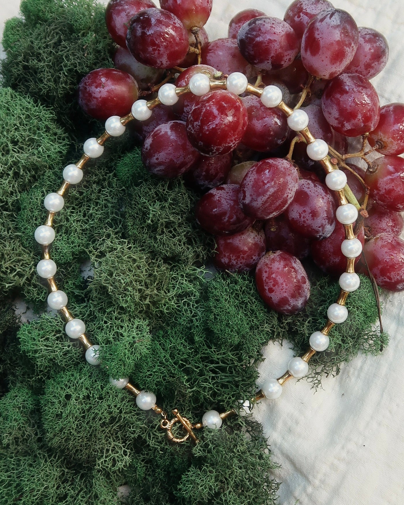 Livi Beaded Necklace : Hypoallergenic and Water Resistant