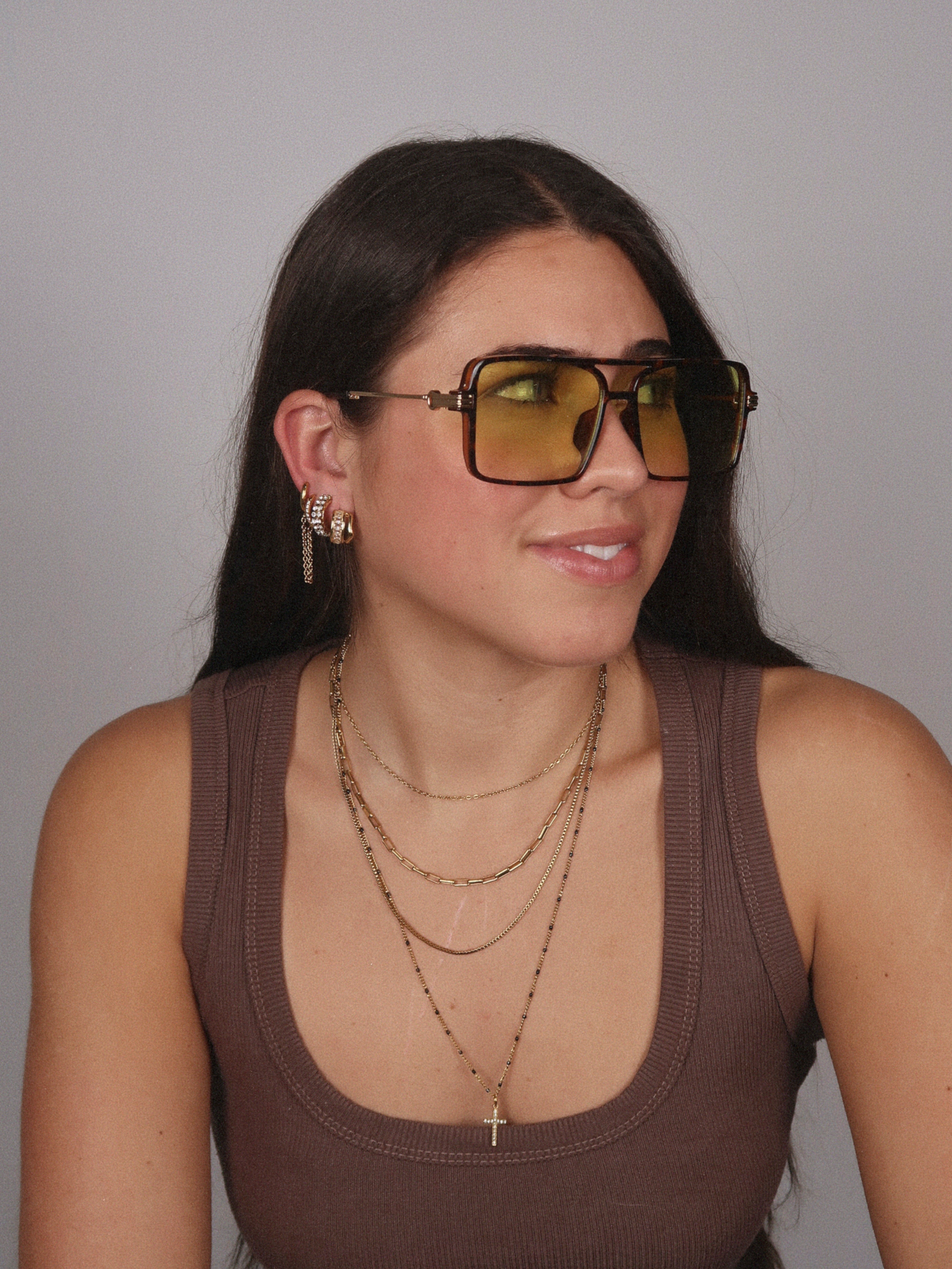 Pasadena Cross Necklace : Hypoallergenic and Water Resistant