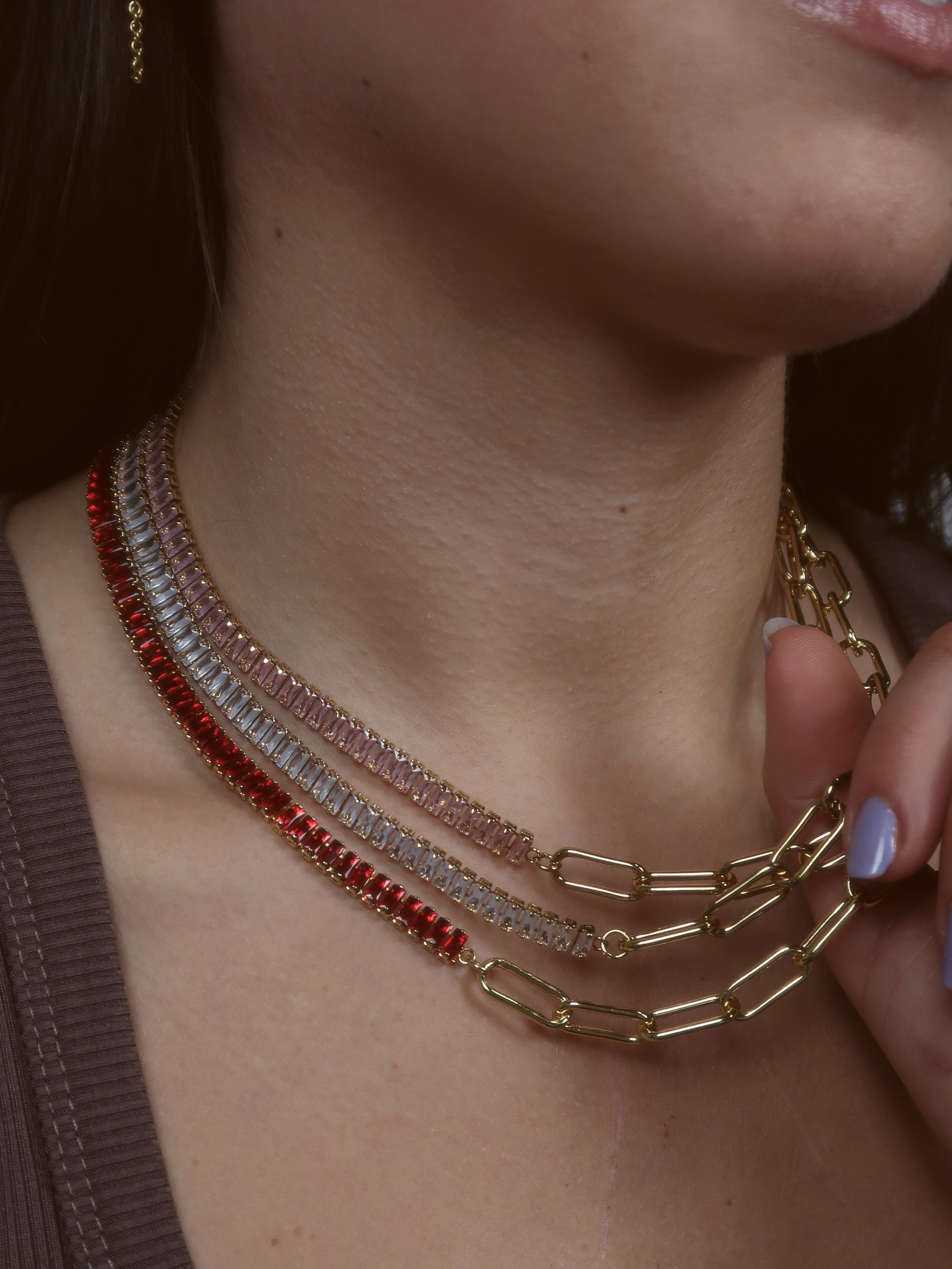 Malibu Tennis Necklace : Hypoallergenic and Water Resistant