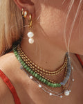 Jamie Beaded Necklace : Hypoallergenic and Water Resistant