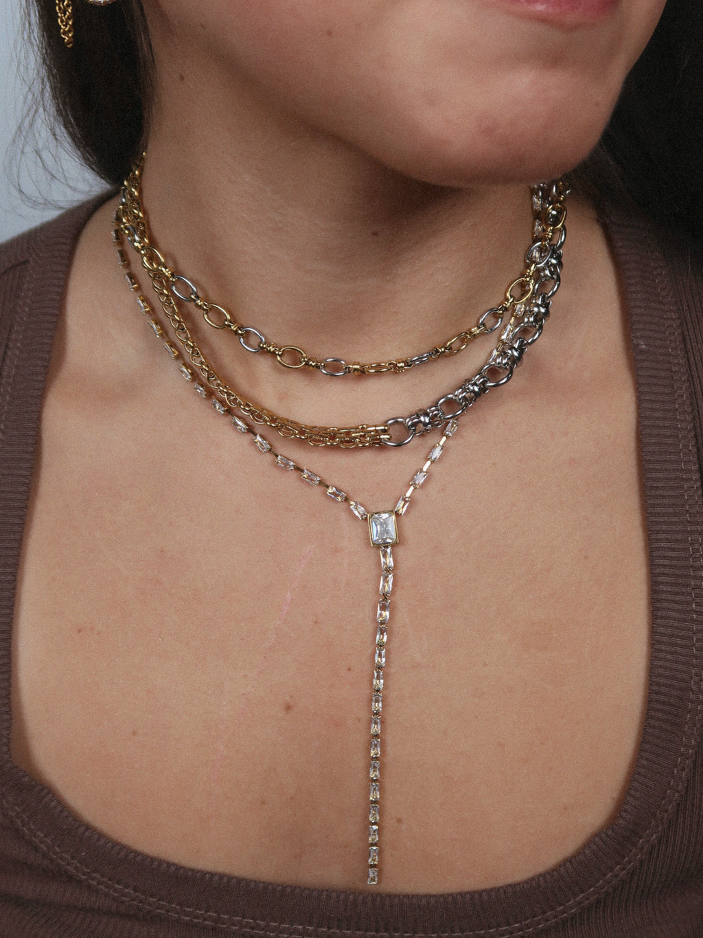 Carmen Drop Necklace : Hypoallergenic and Water Resistant