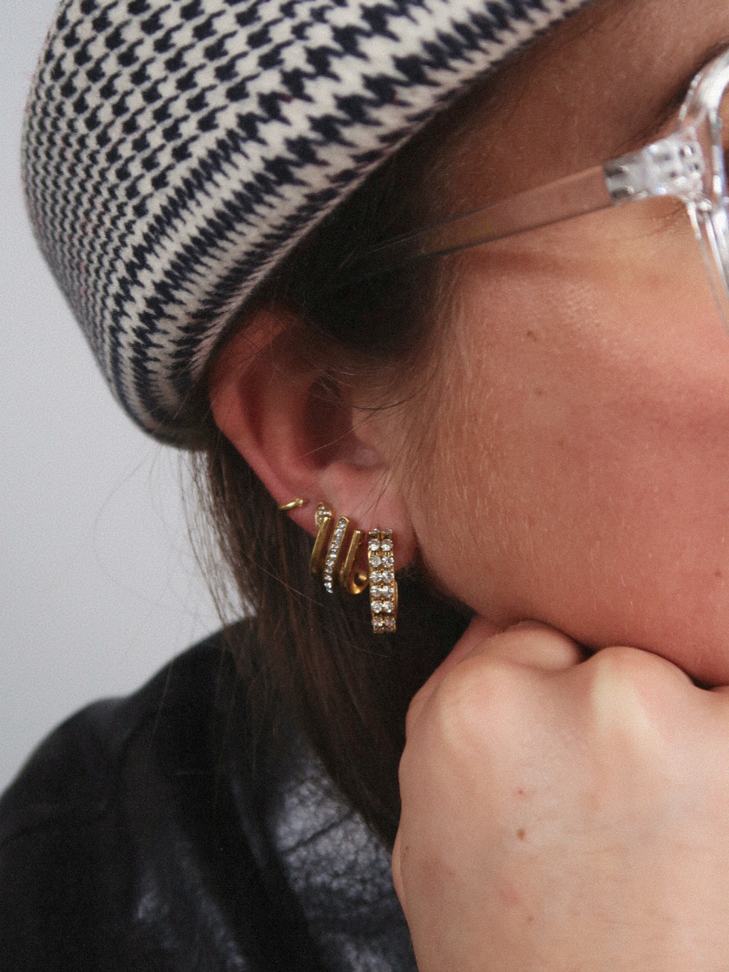 Quin Heart Stud : Hypoallergenic and Water Resistant