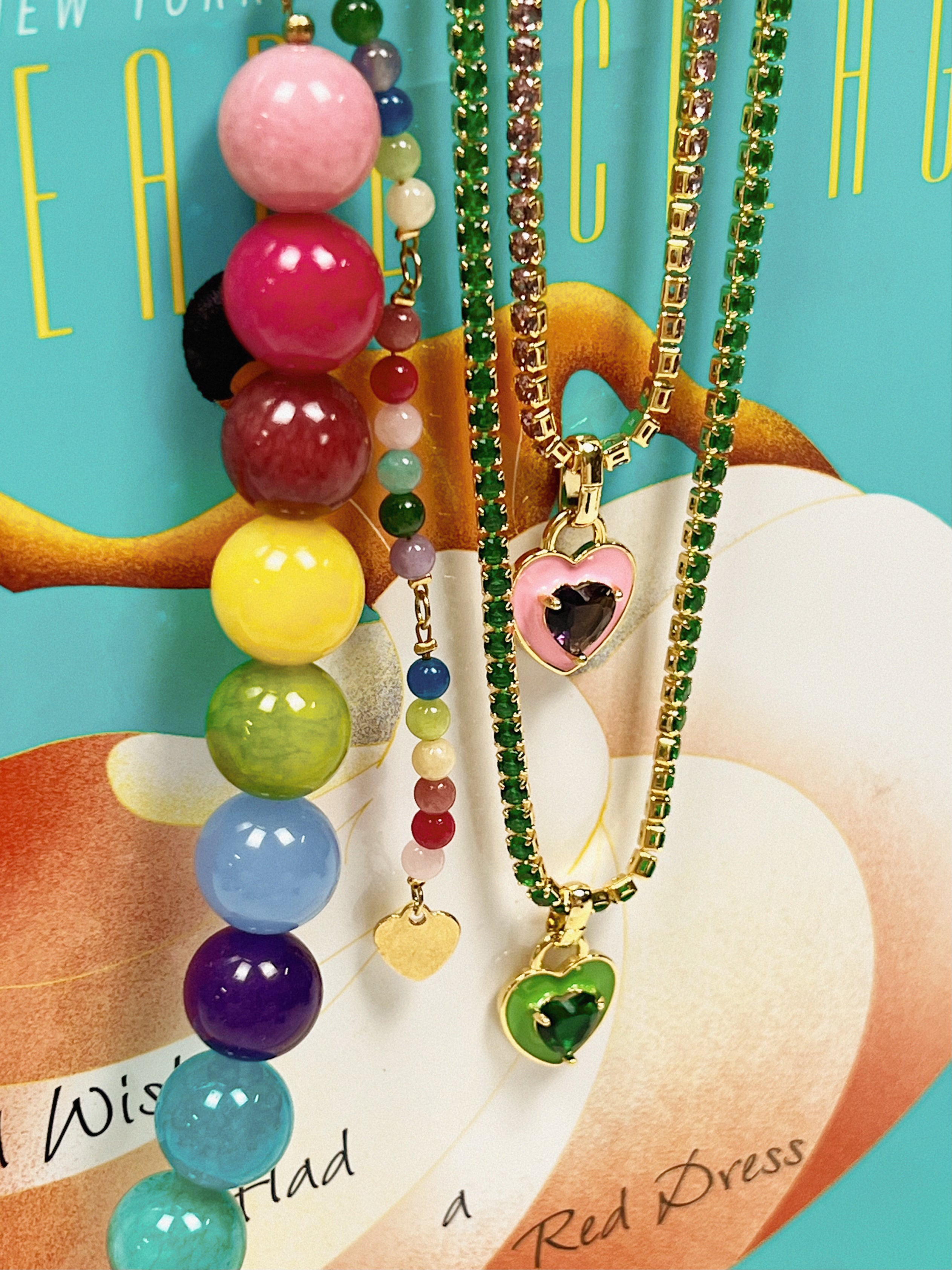 Lucy Love Tennis Necklace : Hypoallergenic and Water Resistant