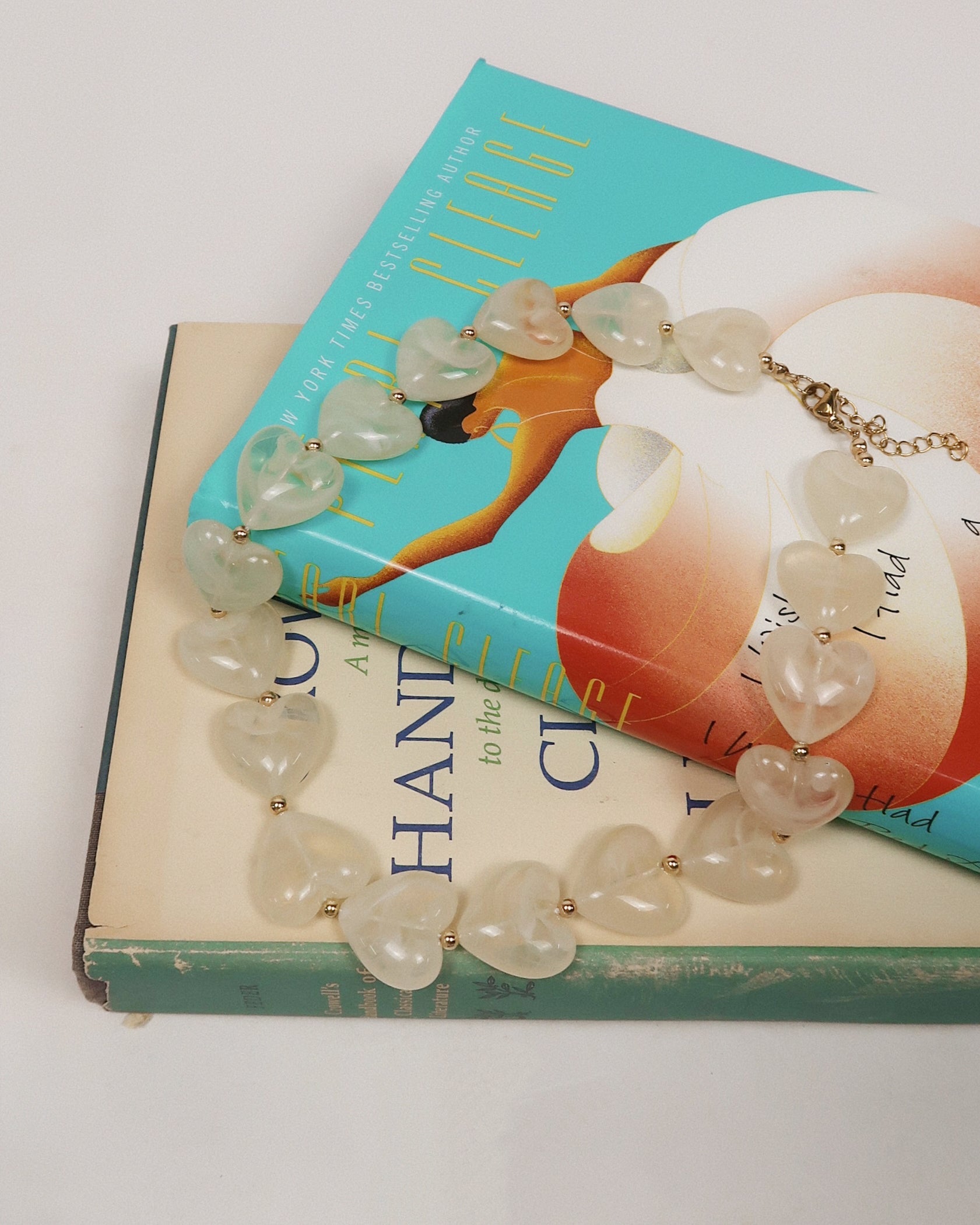 Harley Heart Stone Necklace : Hypoallergenic and Water Resistant