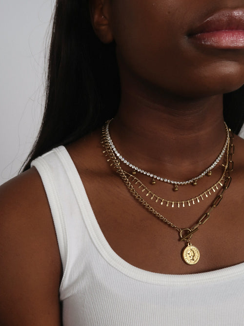 Dainty Frisco Necklace : Hypoallergenic and Water Resistant