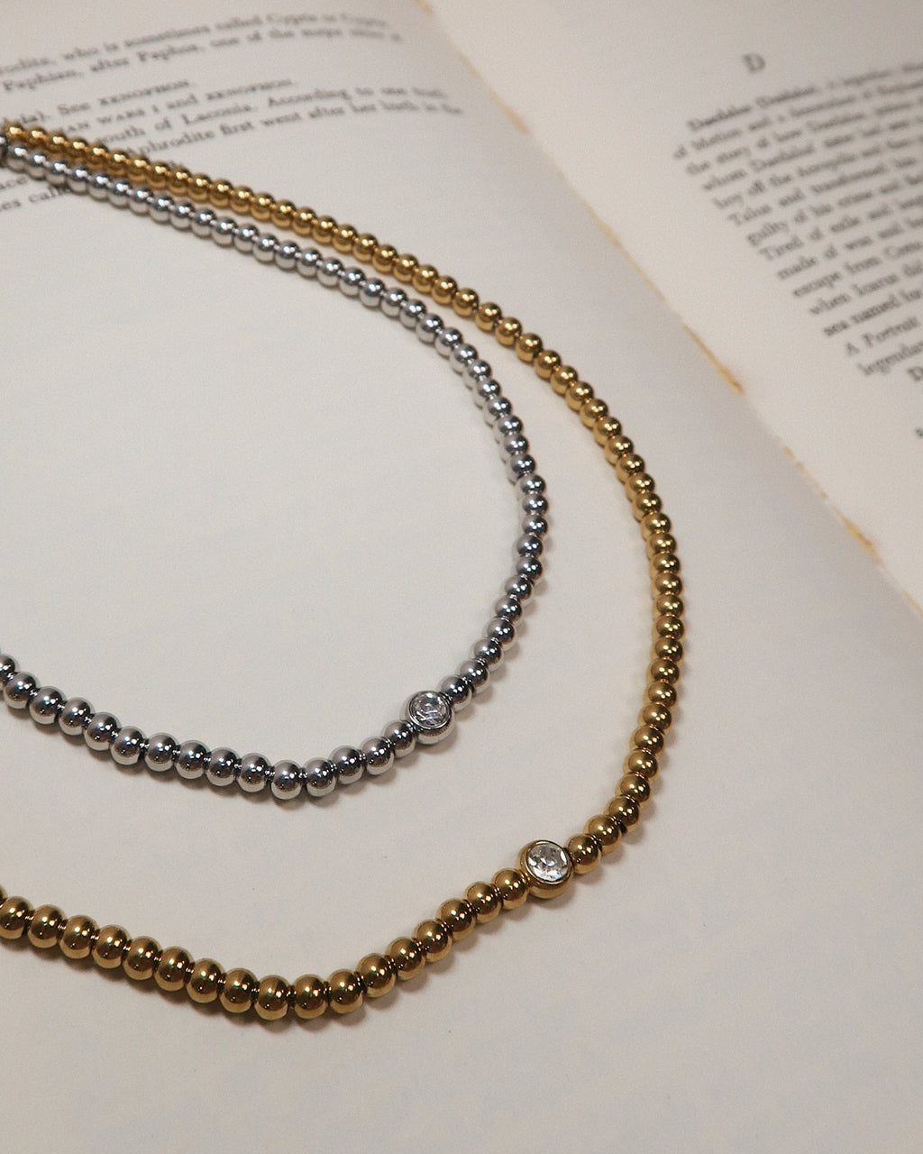 Olivia Beaded Necklace : Hypoallergenic and Water Resistant