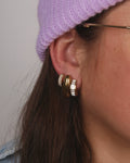 Wishbone Hoop : Hypoallergenic and Water Resistant