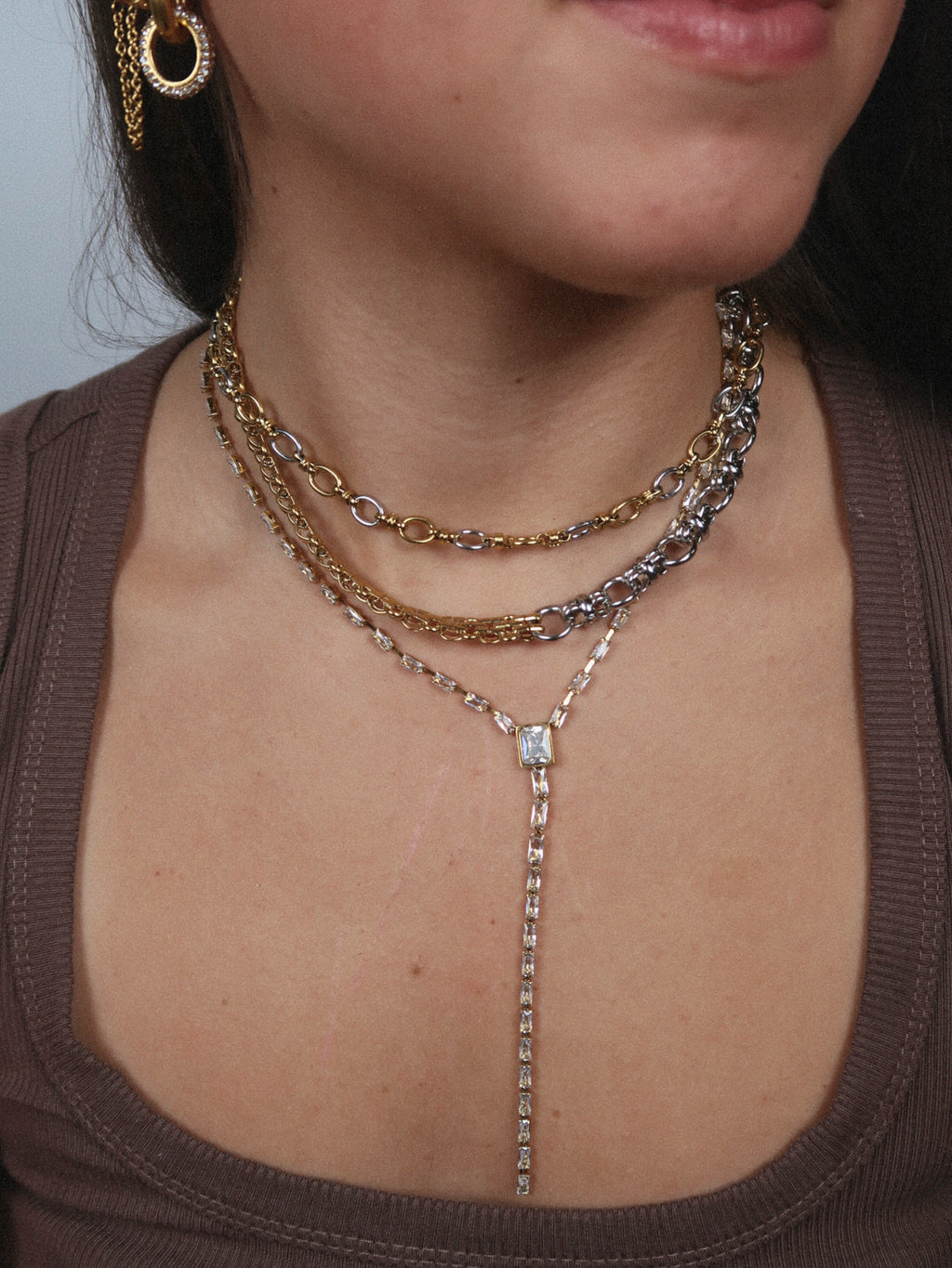 Carmen Drop Necklace : Hypoallergenic and Water Resistant